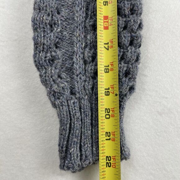 Mairtin Standun 100% Wool Knitted Sweater Unisex Gray Winter-size 38 (10) - Picture 7 of 10